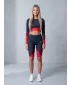 Dámske legíny nad kolená premium ALTISPORT VOJ/ALW109LEG02 ČERVENO-ČIERNE