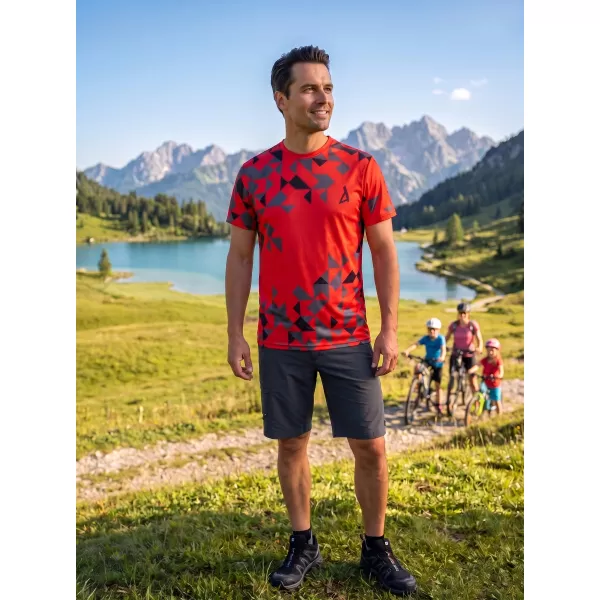  Prémiové pánske funkčné tričko ALTISPORT VOJ/ALM108TR01 ČERVENÁ 