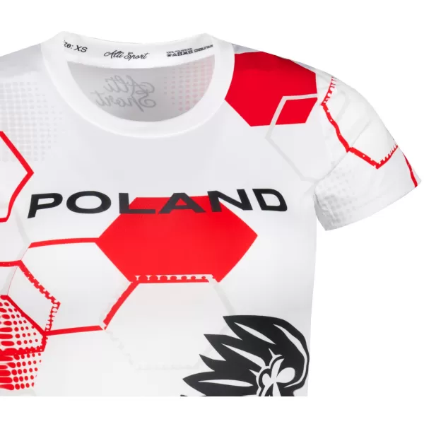  Dámske prémiové funkčné tričko ALTISPORT VOJ/ALW036PL/TR01 HEXA-WH 