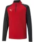 Mikina PUMA TEAMLIGA 1/4 ZIP TOP JR 657237_01 PUMA RED/PUMA BLACK