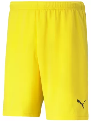 Kraťasy PUMA TEAMRISE SHORT 704942_07 CYBER YELLOW/ POČÍTAČOVÁ ŽLTÁ/ČIERNA