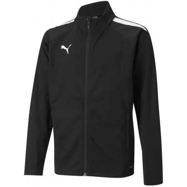  Sako PUMA TEAMLIGA TRAINING JACKET JR 657235_03 PUMA ČIERNA/PUMA BIELA 