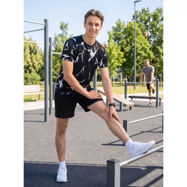  Prémiové pánske funkčné tričko ALTISPORT VOJ/ALM052TR01 ČIERNA 