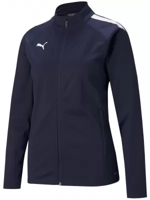 Dámska bunda PUMA TEAMLIGA TRAINING JACKET W 657252_06 PEACOAT/ PÁV/PUMA BIELY