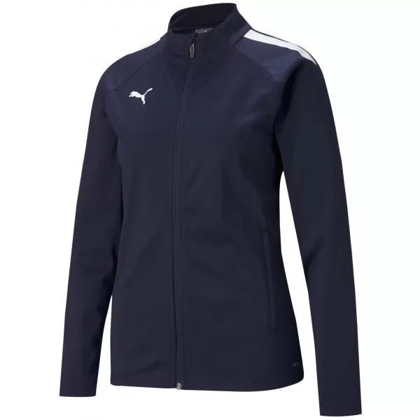  Dámska bunda PUMA TEAMLIGA TRAINING JACKET W 657252_06 PEACOAT/ PÁV/PUMA BIELY 