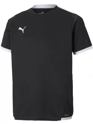 Detský futbalový dres PUMA TEAMLIGA JERSEY JR 704925_03 PUMA ČIERNA/PUMA BIELA