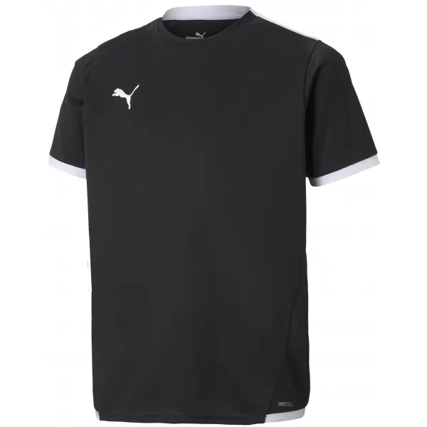  Detský futbalový dres PUMA TEAMLIGA JERSEY JR 704925_03 PUMA ČIERNA/PUMA BIELA 