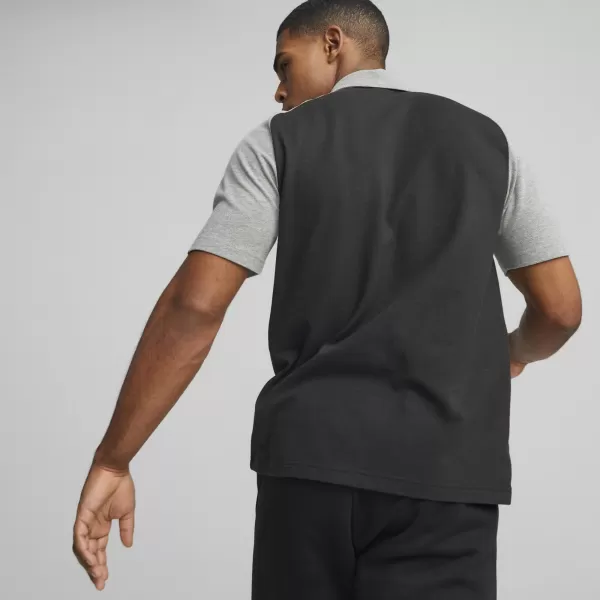  Pánske tričko s golierom PUMA TEAMCUP CASUALS POLO 657991_03 PUMA BLACK 