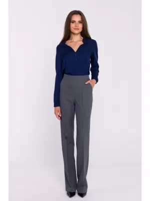 Dámske nohavice STYLOVE S371 SIVÁ