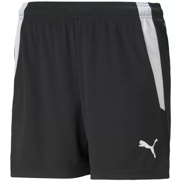  Dámske šortky PUMA TEAMLIGA SHORTS W 704936_03 PUMA ČIERNA/PUMA BIELA 