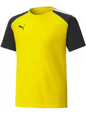 T -shirt PUMA TEAMPACER JERSEY JR 704926_07 POČÍTAČOVÁ ŽLTÁ/ ČIERNA/ BIELA