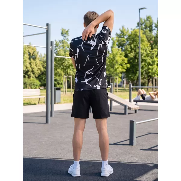  Prémiové pánske funkčné tričko ALTISPORT VOJ/ALM052TR01 ČIERNA 