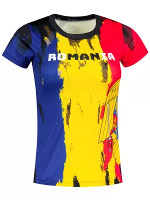Dámske prémiové funkčné tričko ALTISPORT VOJ/ALW036RO/TR01 PRUHY