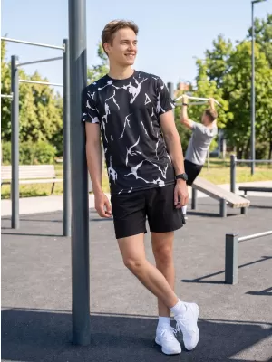 Prémiové pánske funkčné tričko ALTISPORT VOJ/ALM052TR01 ČIERNA