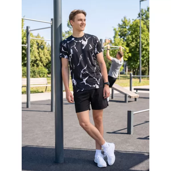  Prémiové pánske funkčné tričko ALTISPORT VOJ/ALM052TR01 ČIERNA 