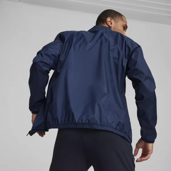  Pánska bunda PUMA TEAMGOAL ALL WEATHER JACKET 659038_06 PUMA NAVY/PUMA WHITE 