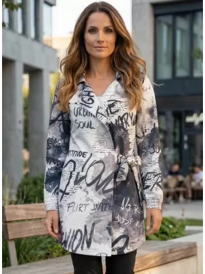Dámska prémiová taška na mikinu ALTISPORT VOJ/ALW105MI05 ČIERNOBIELY