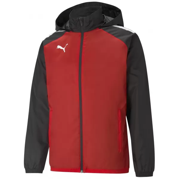  Sako PUMA TEAMLIGA ALL WEATHER JACKET 657245_01 PUMA RED/PUMA BLACK 