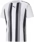 Funkčná košeľa mužov PUMA TEAMLIGA STRIPED JERSEY 704920_04 PUMA BIELA/PUMA ČIERNA