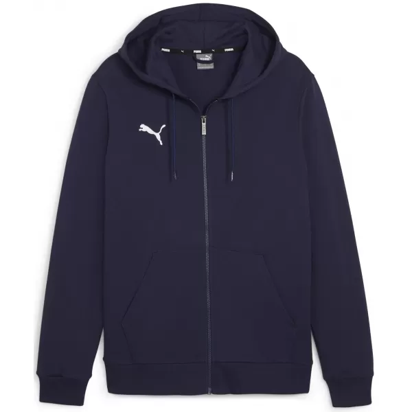  Pánska mikina PUMA TEAMGOAL CASUALS HOODED JACK 658595_06 PUMA NAVY/PUMA WHITE 