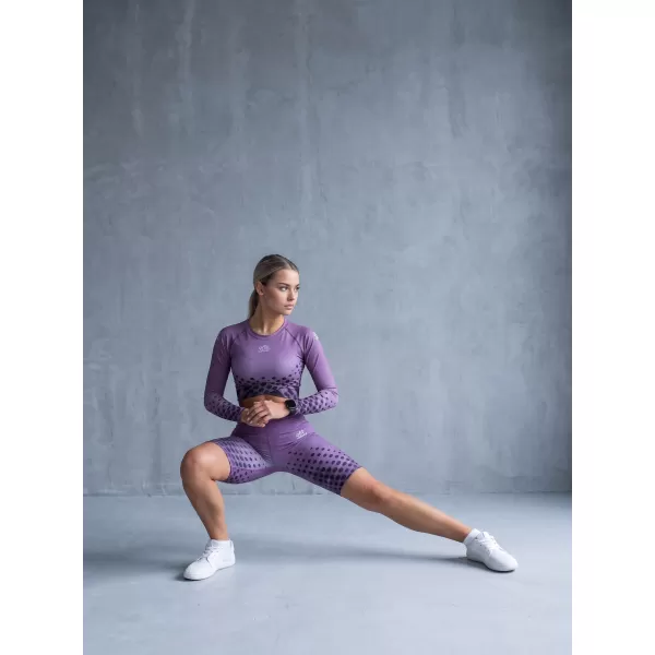  Dámske legíny nad kolená premium ALTISPORT VOJ/ALW109LEG02 FIALOVÁ 