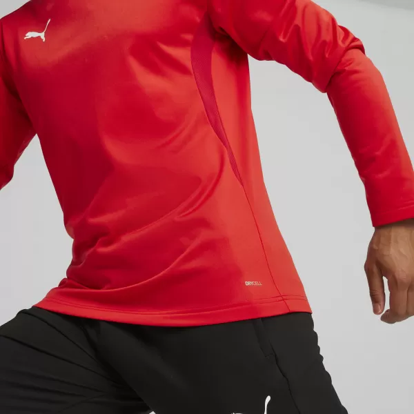  Pánska mikina PUMA TEAMGOAL TRAINING SWEAT 658649_01 PUMA RED/PUMA WHITE/FAST RED 