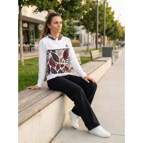  Dámska prémiová funkčná mikina ALTISPORT VOJ/ALW061MI01 BIELA/BORDOVÁ 