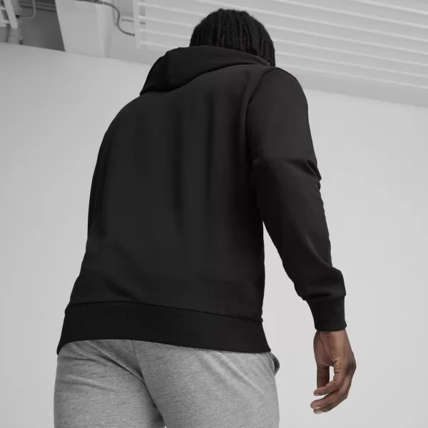 Pánska mikina PUMA TEAMGOAL CASUALS HOODY 658618_03 PUMA ČIERNA/PUMA BIELA 
