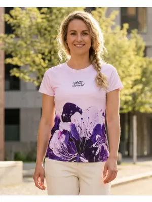 Dámske prémiové funkčné tričko ALTISPORT VOJ/ALW090TR01 FIALOVÁ