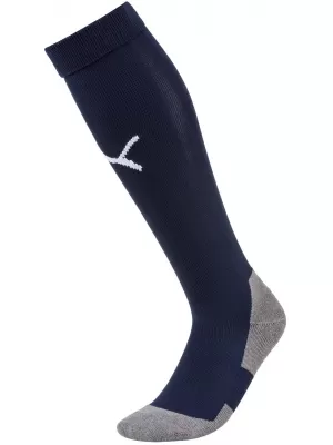 Futbalové ponožky PUMA TEAM LIGA SOCKS CORE 703441_06 PEACOAT/ PÁV/PUMA BIELY