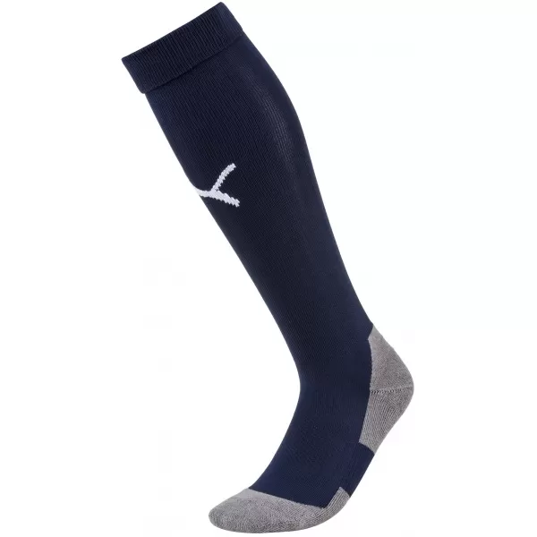  Futbalové ponožky PUMA TEAM LIGA SOCKS CORE 703441_06 PEACOAT/ PÁV/PUMA BIELY 