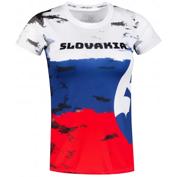  Dámske prémiové funkčné tričko ALTISPORT VOJ/ALW036SL/TR01 PRUHY 