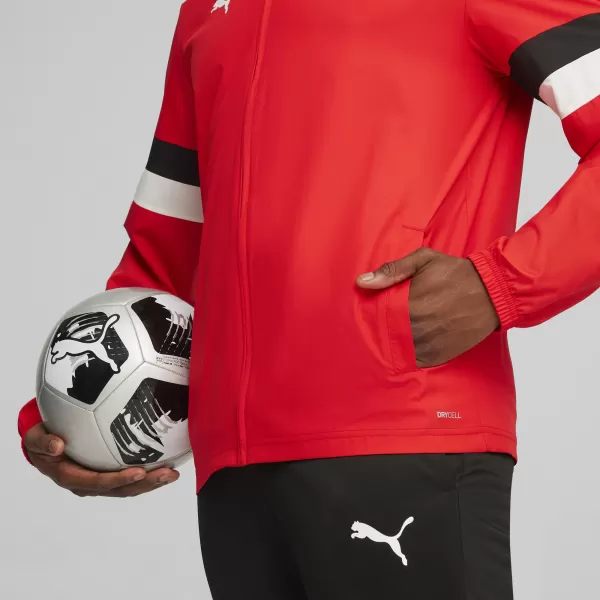  Stopka PUMA TEAMRISE WVN TRACKSUIT 659036_01 ČERVENÁ PUMA 
