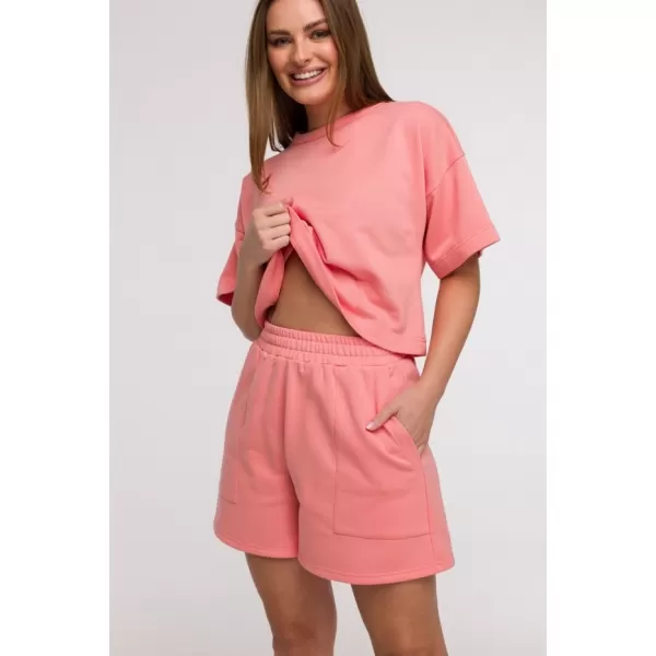  Dámske šortky BEWEAR B295 KORALOVÝ 
