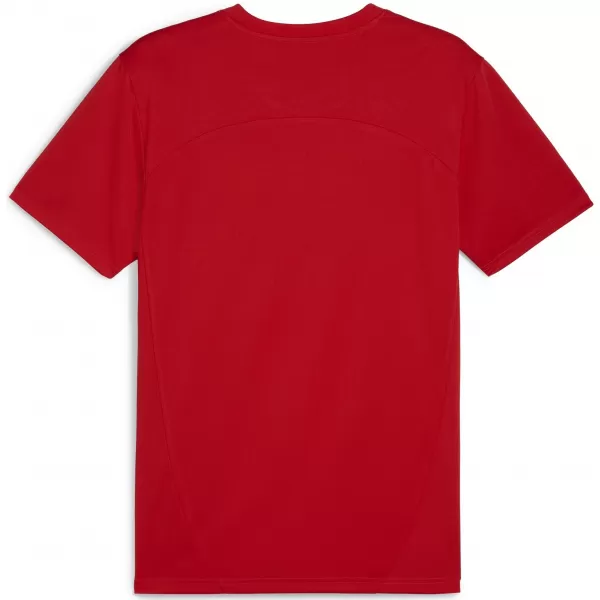  Pánske funkčné tričko PUMA TEAMFINAL TRAINING JERSEY 658557_01 PUMA RED/PUMA STRIEBRO 
