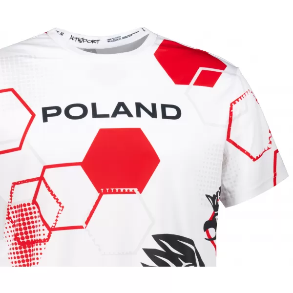  Prémiové pánske funkčné tričko ALTISPORT VOJ/ALM036PL/TR01 HEXA-WH 