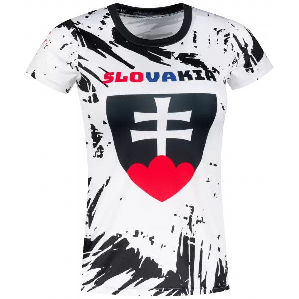  Dámske prémiové funkčné tričko ALTISPORT VOJ/ALW036SL/TR01 ABSTRAKCIE 