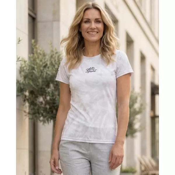  Dámske prémiové funkčné tričko ALTISPORT VOJ/ALW096TR01 BIELA 
