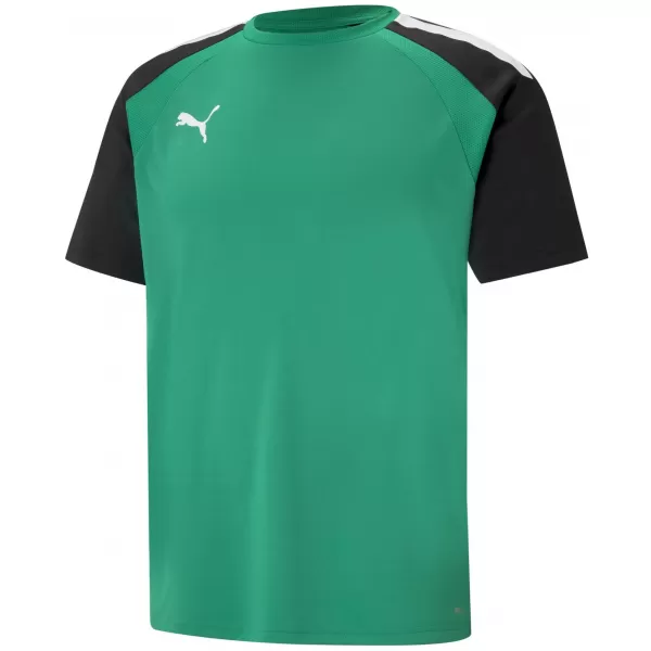  Funkčná košeľa mužov PUMA TEAMPACER JERSEY 704919_05 KORENIE ZELENÁ/ ČIERNA/ BIELA 