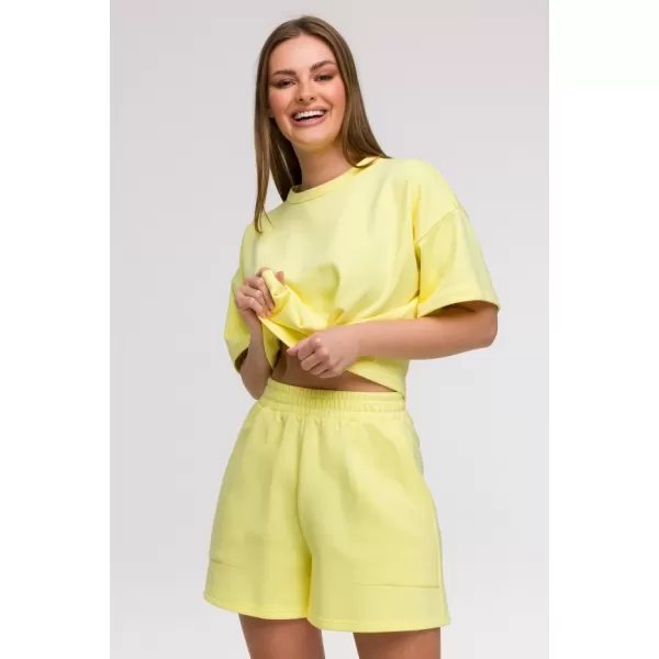  Dámske šortky BEWEAR B295 CITRÓN 
