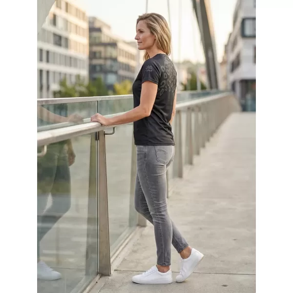  Dámske prémiové funkčné tričko ALTISPORT VOJ/ALW047TR01 ČIERNA 