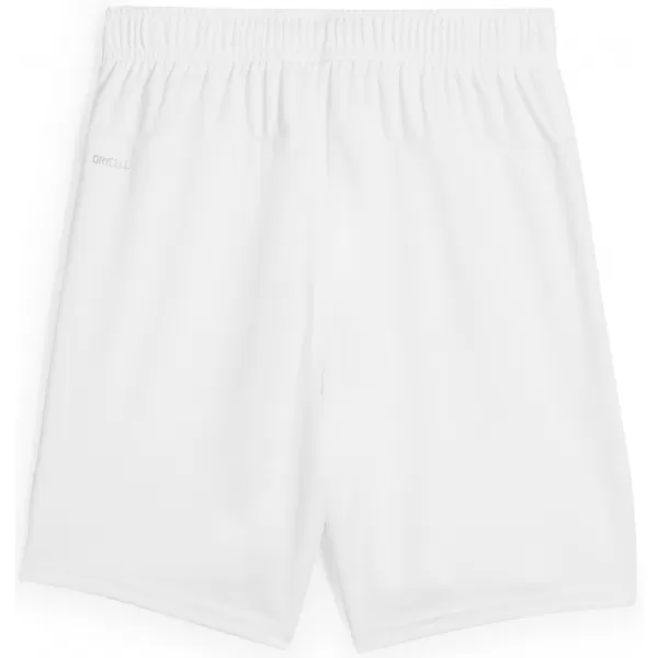  Kraťasy PUMA TEAMGOAL SHORTS JR 705753_04 PUMA BIELA/PUMA ČIERNA 
