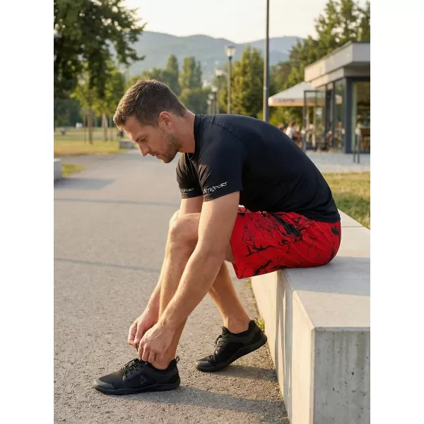  Prémiové pánske funkčné šortky ALTISPORT VOJ/ALM071KRA01 ČERVENÁ 