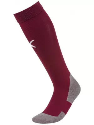 Futbalové ponožky PUMA TEAM LIGA SOCKS CORE 703441_09 CORDOVAN/ CORDOVAN/PUMA WHITE