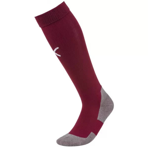  Futbalové ponožky PUMA TEAM LIGA SOCKS CORE 703441_09 CORDOVAN/ CORDOVAN/PUMA WHITE 
