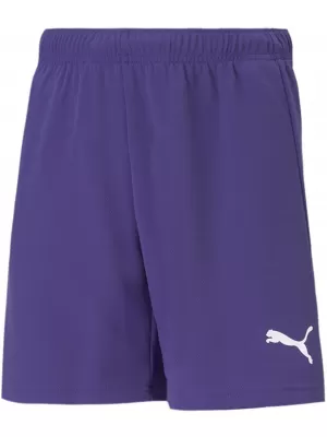 Kraťasy PUMA TEAMRISE SHORT JR 704943_10 PRISM VIOLET/ HRANOL FIALOVÁ/PUMA BIELA