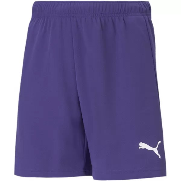  Kraťasy PUMA TEAMRISE SHORT JR 704943_10 PRISM VIOLET/ HRANOL FIALOVÁ/PUMA BIELA 