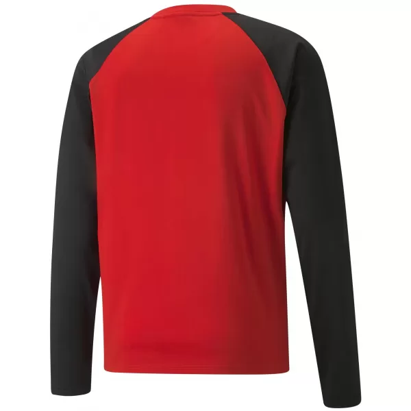  Pánska mikina PUMA TEAMLIGA TRAINING SWEAT 657238_01 PUMA RED/PUMA BLACK 