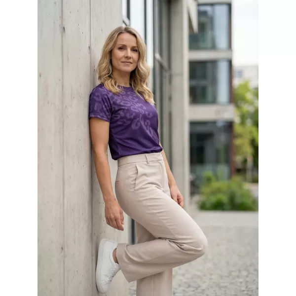  Dámske prémiové funkčné tričko ALTISPORT VOJ/ALW047TR01 FIALOVÁ 