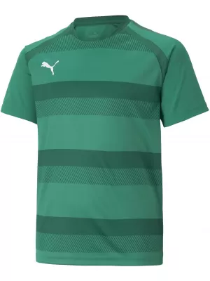 Detské tričko PUMA TEAMVISION JERSEY JR 704928_05 PEPERGREEN/POWERGREEN/WHITE